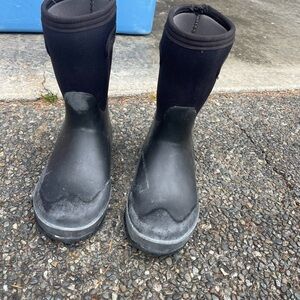 Bogs Kids Black Waterproof Boots